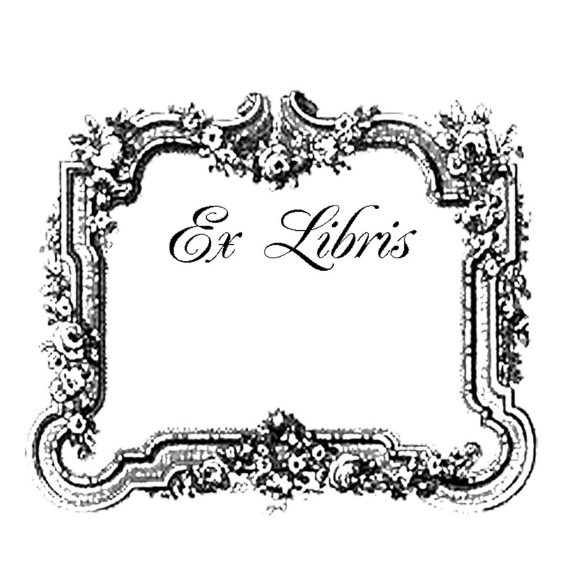 #2493 - Bookplate - Eclectic/Book